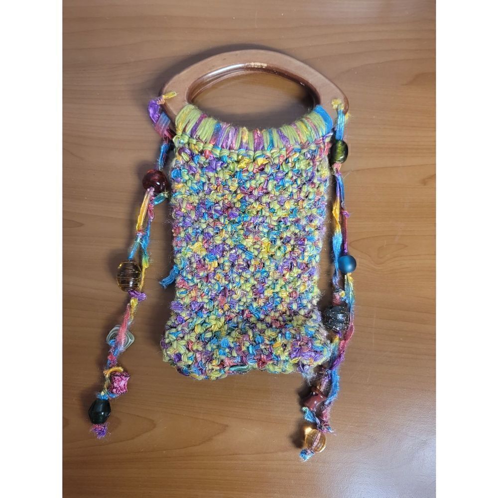 Multicolored Handmade Handbag #A67   - Picture 6 of 9